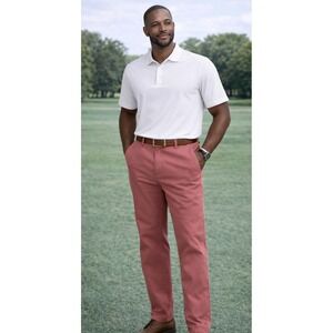 Joseph Abbound-Men's, Rose, Stretch, Comfort, Khaki/Chino, Pants. Size-36x32